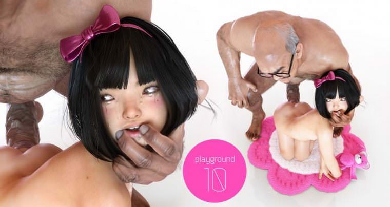 Playgraund 10 Teen Asian Lolico-Girls 3D Hentai photosVol。 3