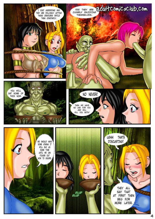 Athena Warrior Princess (Xena) - Melkor Mancin - Color comic for adults