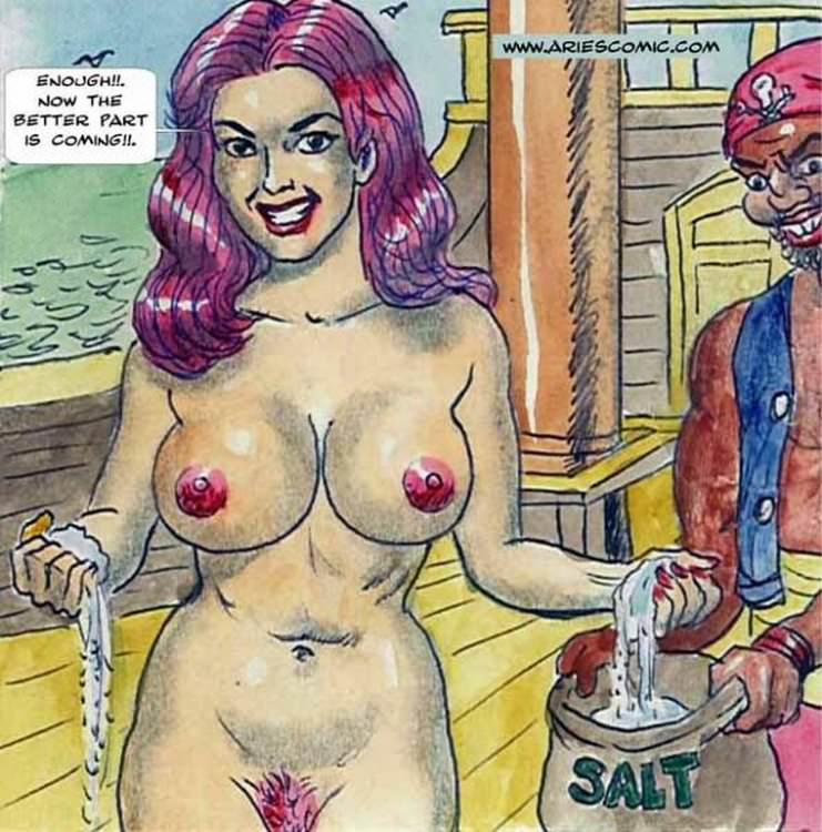 BLACK SLAVER by Aries (En, BDSM comics free)