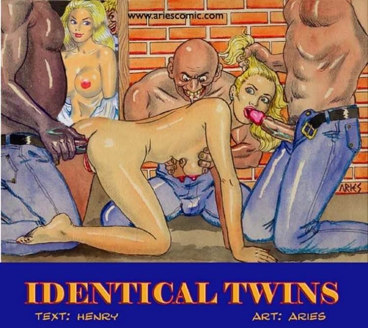 IDENTICAL TWINS by Aries (En, BDSM comics free)