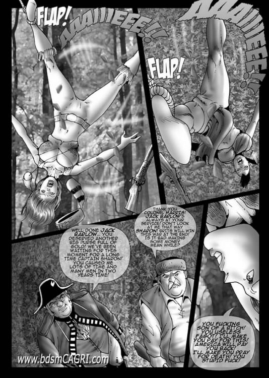 Captain Sharon comics by Cagri