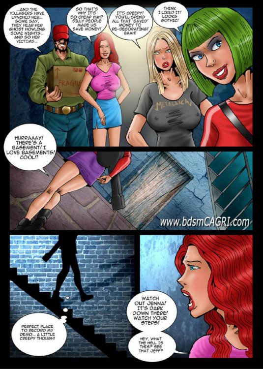 Haunted House (BDSM Comic) comics by Cagri