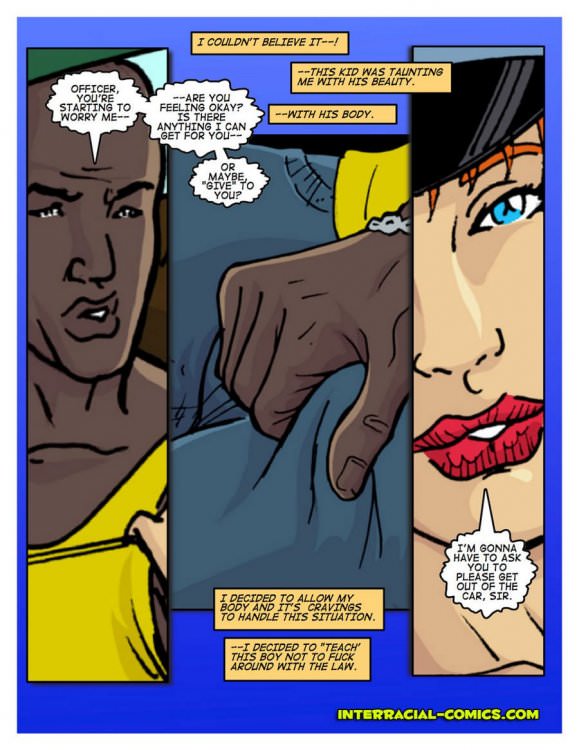 In the Line of Duty (Interracial xxx comics, en)