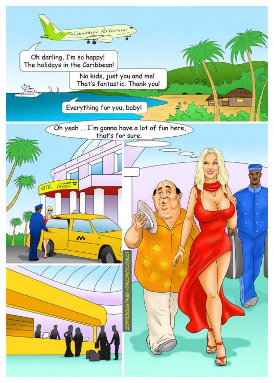 The Caribbean Holidays (Interracial xxx comics, en)