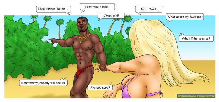 The Caribbean Holidays (Interracial xxx comics, en)