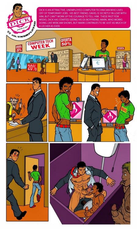Dick-Nine Inches And Unemployed 2 Gay Futa cartoon porn comics