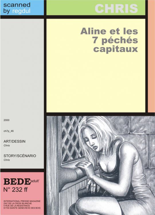Chris - Aline et les 7 peches capitaux BDSM Torture En comics