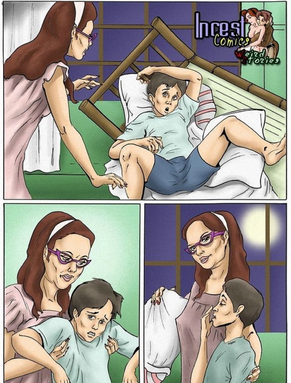 Incest comic - mom and Son - no text